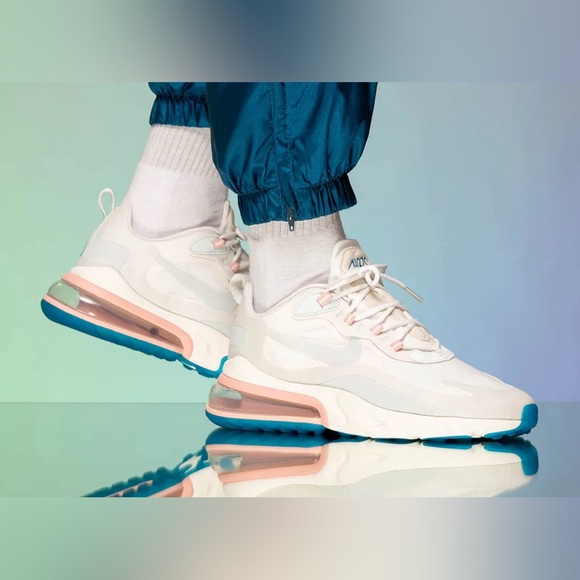 Nike Air Max 270 React summit white size 8 - Picture 1 of 10